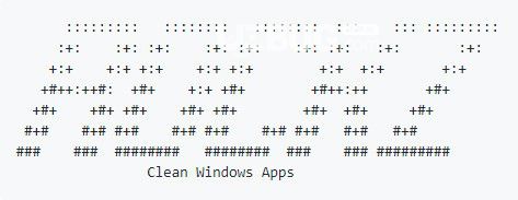 CleanApps(Win10優(yōu)化腳本)