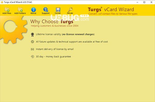 Turgs vCard Wizard(vCard格式轉(zhuǎn)換器)