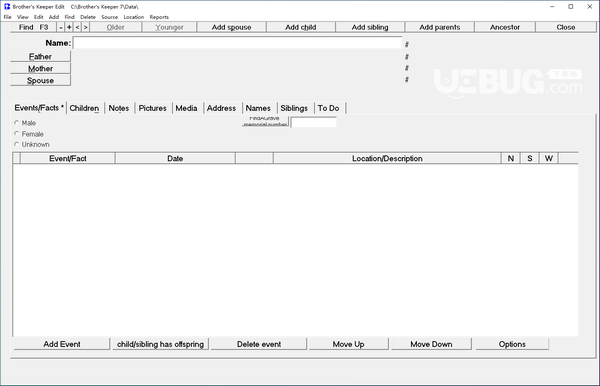 Brothers Keeper(家庭族譜管理軟件)v7.5.6免費版【2】