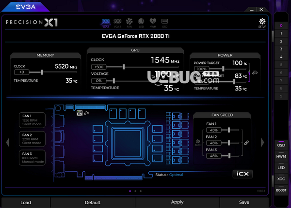 EVGA超頻軟件(EVGA Precision X1)