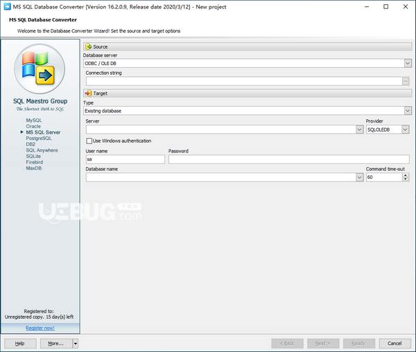 MS SQL Database Converter(數據庫轉換工具)