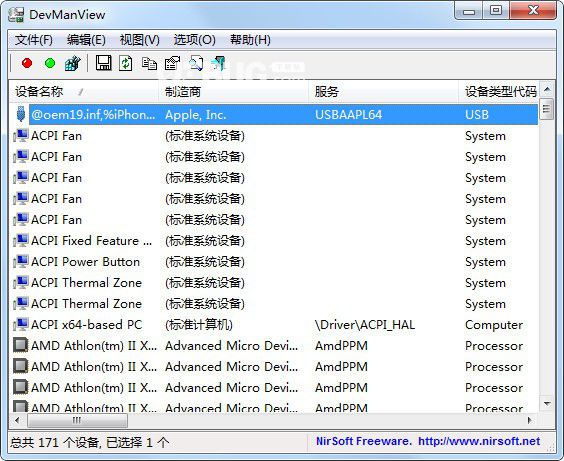 DevManView(硬件信息檢測工具)v1.75中文免費(fèi)版