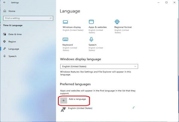 Windows11系統(tǒng)怎么設(shè)置中文界面