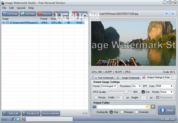 Image Watermark Studio v1.5免費(fèi)版【3】