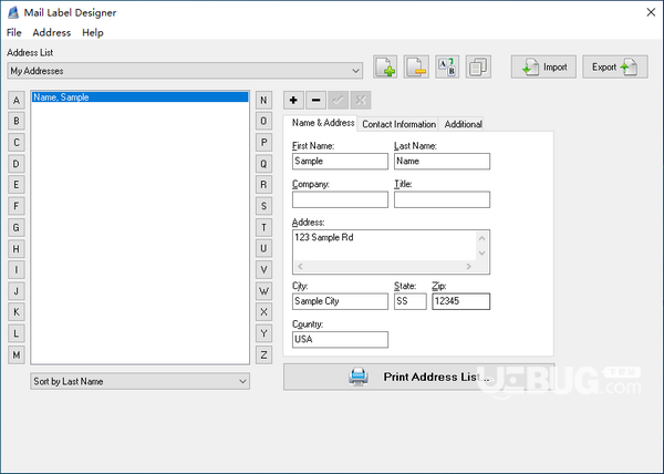 Mail Label Designer(郵件標(biāo)簽設(shè)計(jì)器)