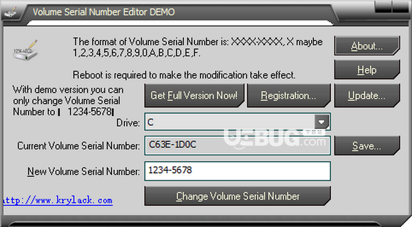 Volume Serial Number Editor(卷序列號(hào)編輯器)