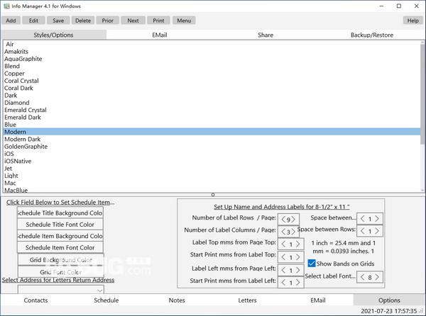 InfoMan(個(gè)人信息管理工具)v4.1免費(fèi)版【3】