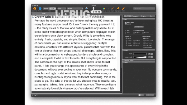 Growly Write(寫作排版軟件)v2.3.5 MacOS免費版