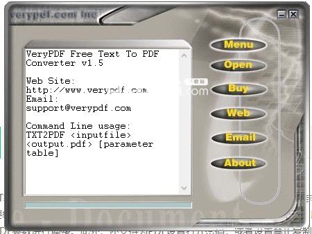 VeryPDF Free Text to PDF Converter(文件轉(zhuǎn)換工具)