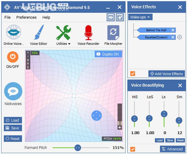 AV Voice Changer Software Diamond(聲音改變工具)