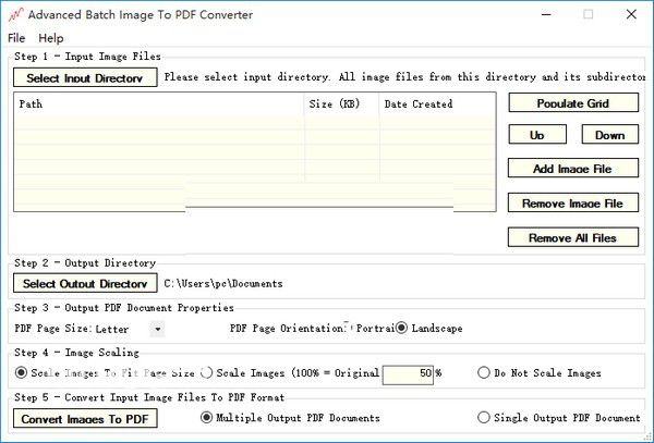 Advanced Batch Image To PDF Converter(圖像轉(zhuǎn)換工具)