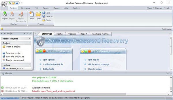 Passcape Wireless Password Recovery(網(wǎng)絡密碼工具)