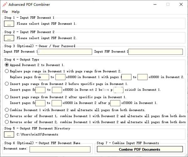 Advanced PDF Combiner(PDF合并工具)