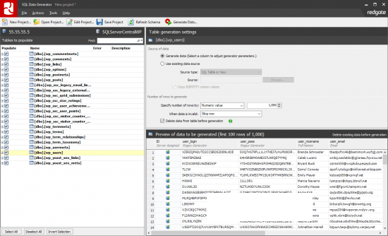 Red Gate SQL Data Generator