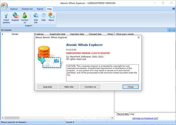 Atomic Whois Explorer(Whois資源管理器)v9.12免費(fèi)版【2】