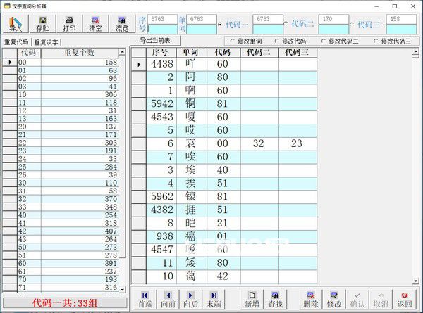 漢字查詢分析器