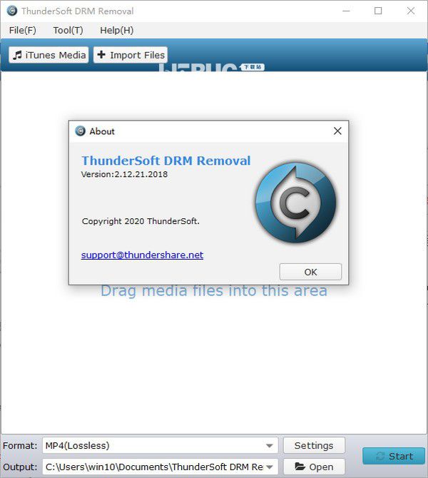 ThunderSoft DRM Removal(DRM清除工具)v2.12.21.2018免費版【2】