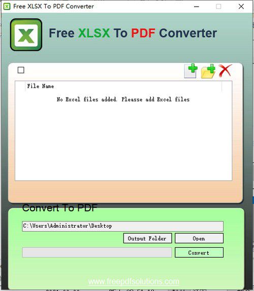 Free Xlsx to Pdf Converter(文件格式轉(zhuǎn)換工具)