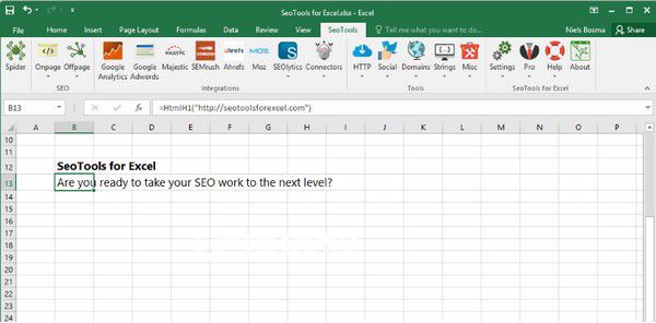 SeoTools for Excel(SEO工具插件)