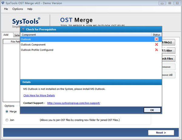 SysTools OST Merge(OST文件合并工具)v4.0免費(fèi)版【3】