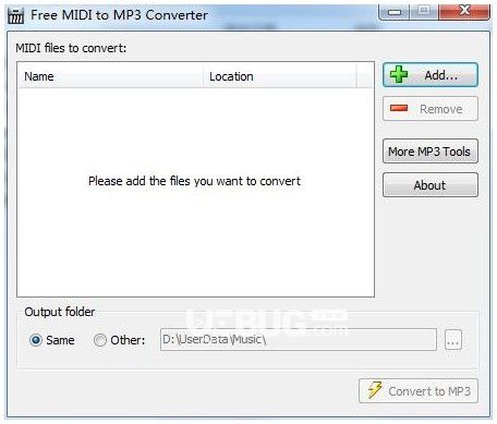 Free MIDI to MP3 Converter(音頻格式轉(zhuǎn)換工具)