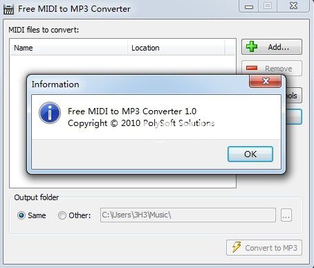 Free MIDI to MP3 Converter v1.0 免費(fèi)版【2】