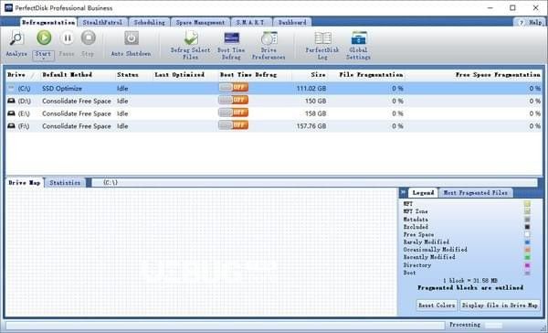 Raxco PerfectDisk Pro(磁盤空間管理軟件)