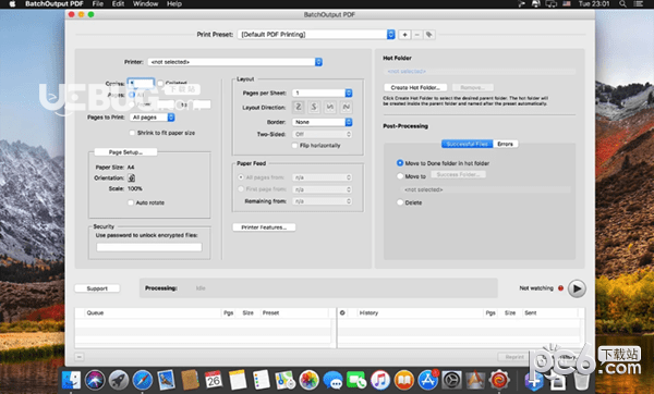 BatchOutput PDF for Mac