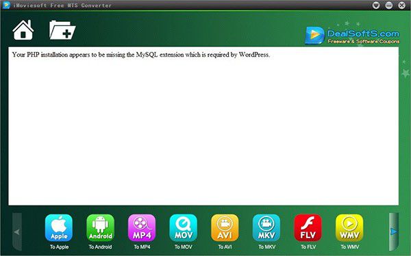 iMoviesoft Free MTS Converter(MTS視頻轉(zhuǎn)換工具)