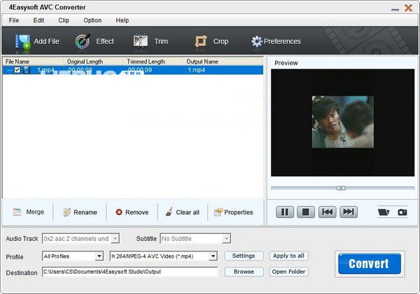 4Easysoft AVC Converter(視頻轉(zhuǎn)換軟件)