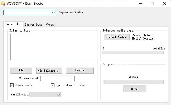 VOVSOFT Burn Studio(輕量級光盤刻錄軟件)