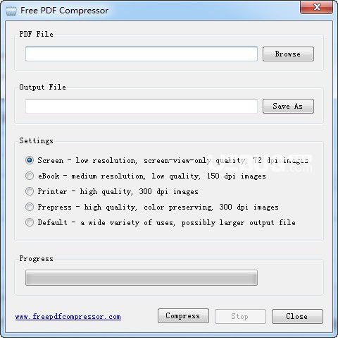 Free PDF Compressor(PDF壓縮軟件)