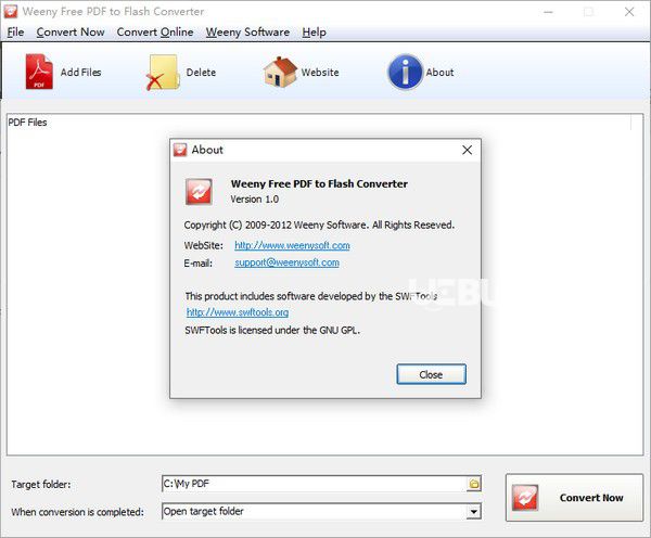 Weeny Free PDF to Flash Converter v1.0 免費(fèi)版【2】