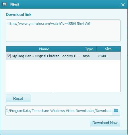 Tenorshare Windows Video Downloader v4.0.0.1.1887 免費(fèi)版【4】