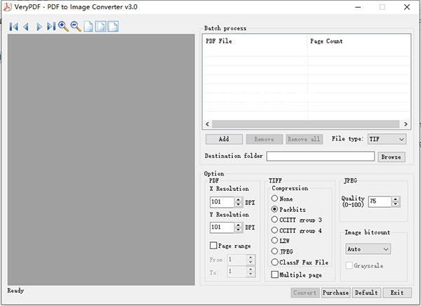 VeryPDF PDF to Image Converter(PDF文件格式轉換工具)