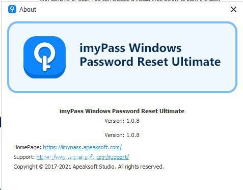 imyPass Windows Password Reset Platinum v1.0.8 免費(fèi)版【2】