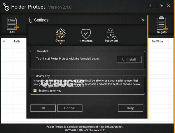 Folder Protect(文件保護(hù)軟件)v2.1免費(fèi)版【2】