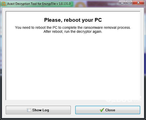 Avast Decryption Tools for EncrypTile(防勒索軟件)