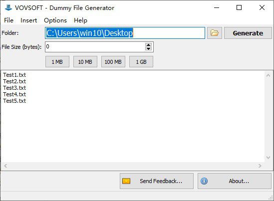  Vovsoft Dummy File Generator(文件創(chuàng)建工具)