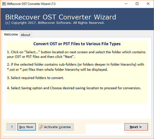 BitRecover OST Repair Wizard(OST修復(fù)工具)