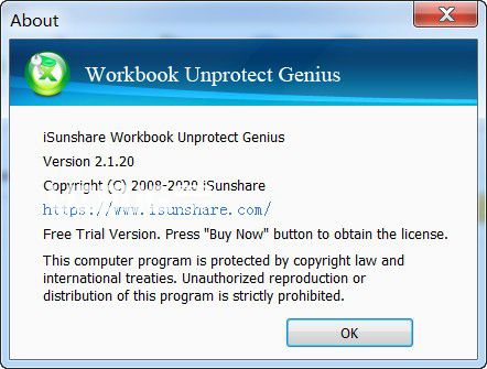 iSunshare Workbook Unprotect Genius v2.1.20 免費(fèi)版【2】