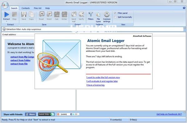 Atomic Email Logger(電子郵件軟件)