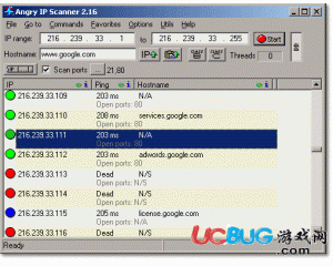 IP地址掃描工具(Angry IP Scanner)V3.3 最新版