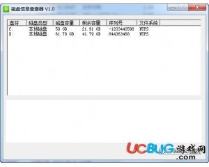 磁盤(pán)信息查看器v1.0綠色版