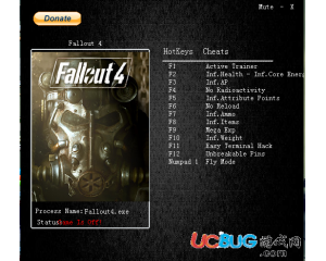 《輻射4》修改器v1.1.30 +13 中文MrAntiFun版