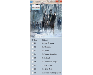 《刺客信條3解放》修改器v1.08 +8 中文版