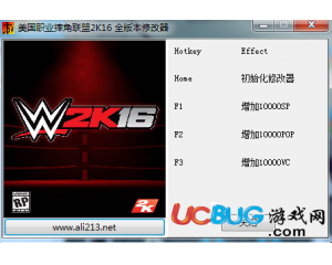 《美國職業(yè)摔角聯(lián)盟2K16(WWE2K16)》修改器v1.0 +3 中文版