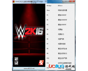 《WWE2K16》修改器v1.0 +12 中文版