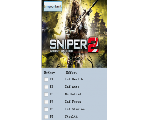 《狙擊手幽靈戰(zhàn)士2》修改器v3.4.4.6290 +6 中文MrAntiFun版