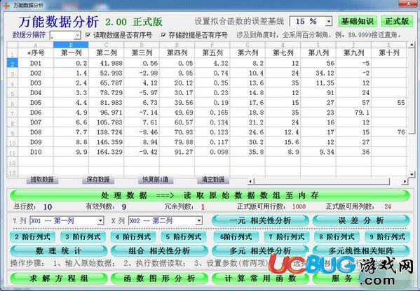 萬(wàn)能數(shù)據(jù)分析軟件下載